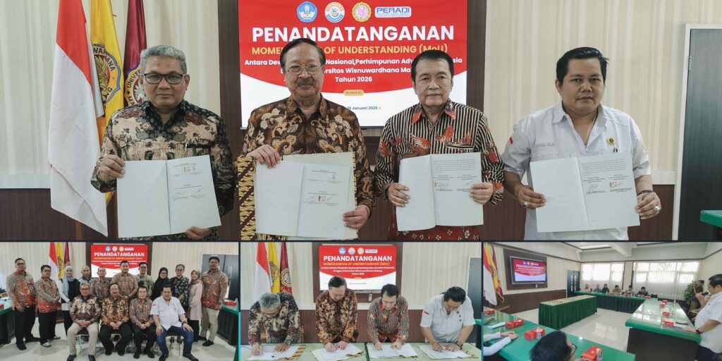 UNIDHA MALANG DAN DPN PERADI TEKEN MOU PENYELENGGARAAN PKPA, PERKUAT SINERGI CETAK ADVOKAT PROFESIONAL