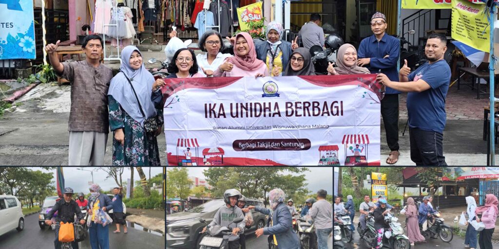 RAMADHAN PENUH KEPEDULIAN, IKA UNIDHA MALANG KEMBALI GELAR BERBAGI TAKJIL